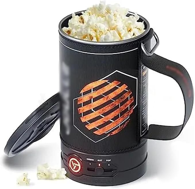 Popcorn Maker Machine Popcorn Maker Fast Boiling Hot Water Coffee Tea Portable for Travel Food Cooking Possible at Hotel and Turns