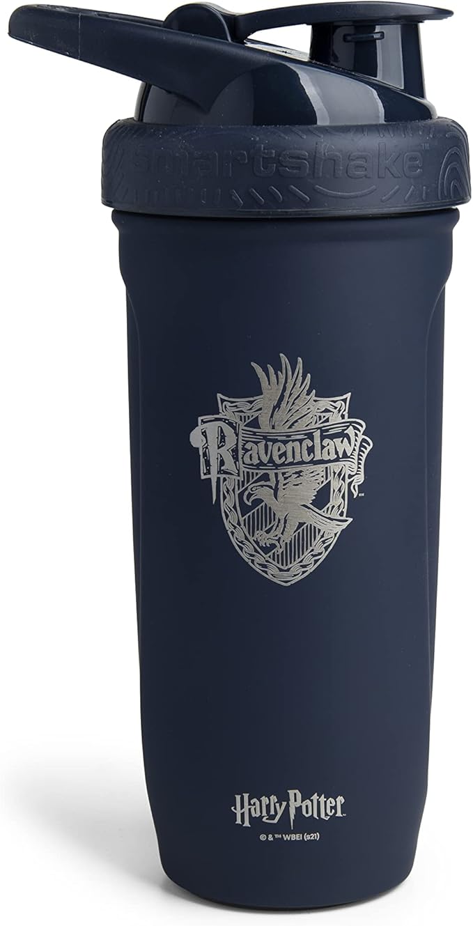 Smartshake Reforce Stainless Steel Harry Potter Ravenclaw Shaker Bottle (900 ML /30oz) | Light Weight Resistance Sports Shaker Bottle with a Soft Lid | Leakproof, BPA Free & DEHP Free