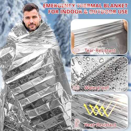 Survival Emergency Thermal Blankets (75 Count)