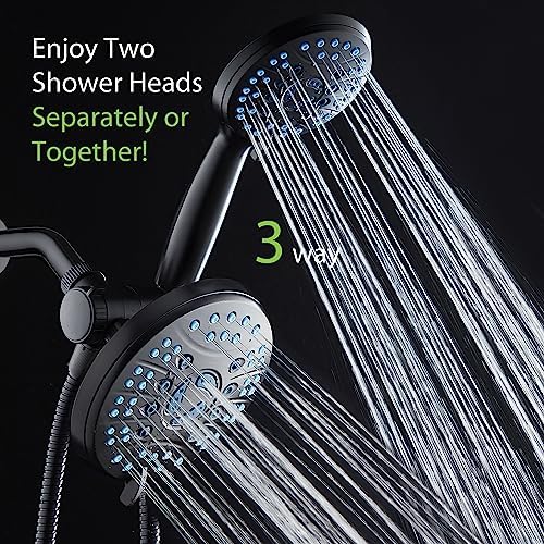 AquaCare 50 mode High Pressure 7 inch Shower Head Combo w