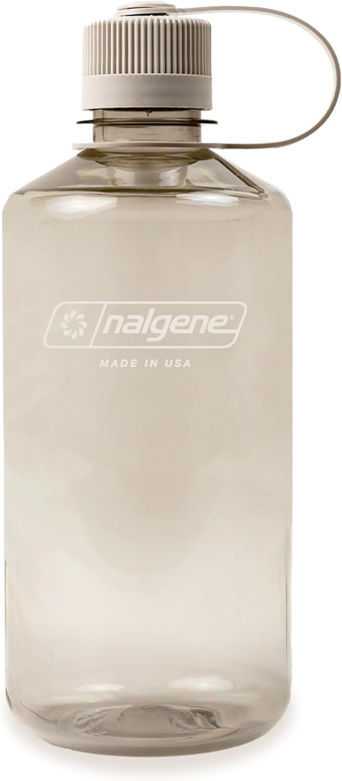 Nalgene 32 oz Narrow Mouth Water Bottle | BPA-Free, Durable & Leak Proof, Lightweight Bottle for Gym, Office & Travel, Cotton