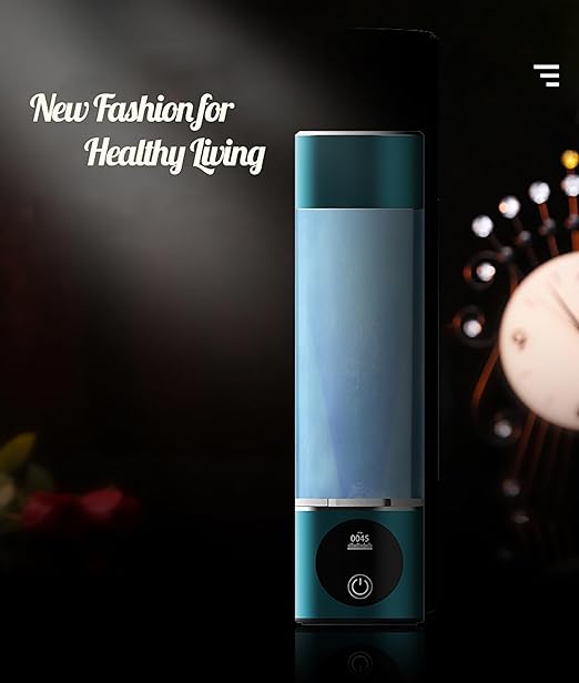 Hydrogen Water Bottle Generator, Outdoor Portable Hydrogen Rich Health Cup, Rechargeable Hydrogen Bottle, Hydrogen Water Ionizer Machine for Home Office Exercise Travel
