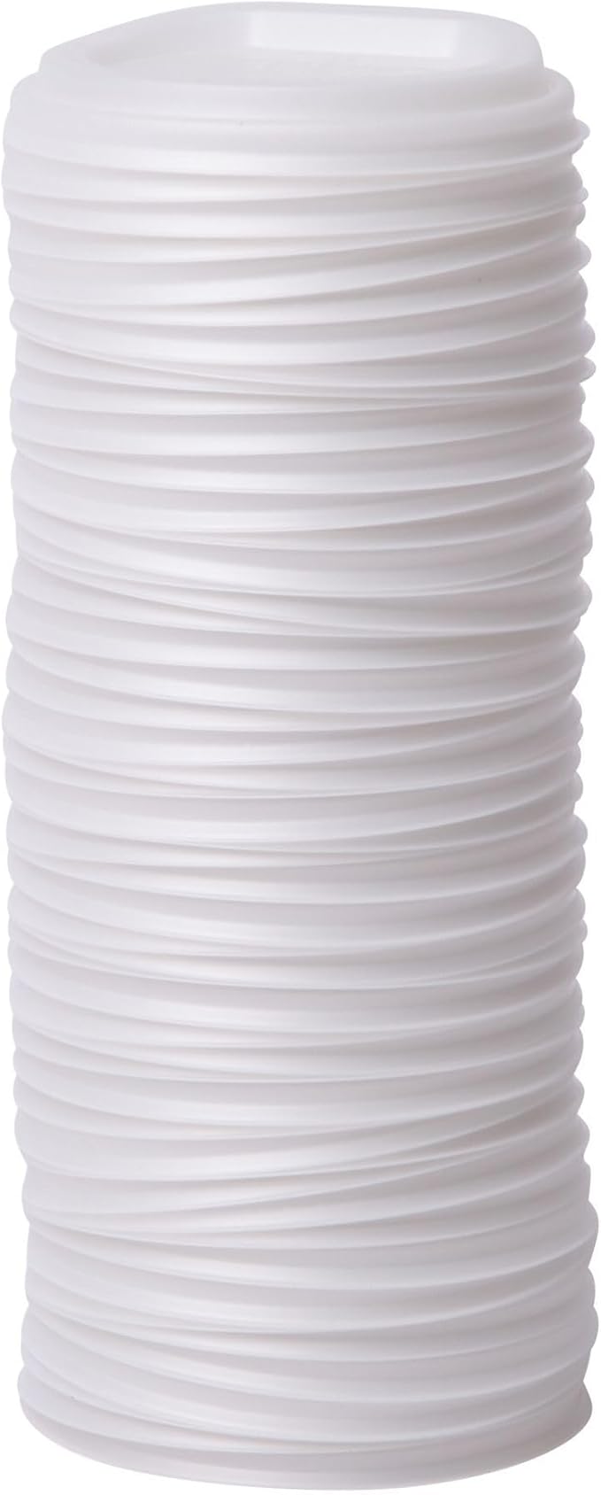 Eco-Products Compostable Coffee Cup Lids, Case of 800, White EcoLid, Fits 10-20oz Hot Cups, Made from PLA, A Renewable Material Made from Plants, ASTM, BPI-Certified