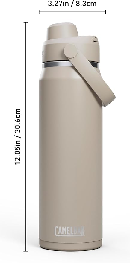 CamelBak Thrive Chug Insulated Stainless Steel Water Bottle Stone, 25oz