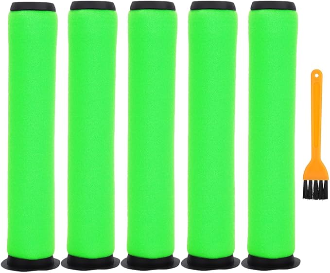 Vacuum Filter Compatible with Bissell AirRam Stick Vacuum Cleaner - Compare to Part # 1611215 for Models 1984 19844 1984B 1984C 2144 21448 19841 Replacement Filters Part(5 Pack) - AquaVibe