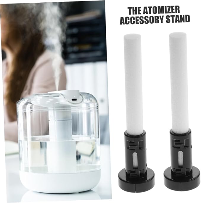 4sets Humidifier Cotton Sticks with Plastic Holder Efficient Moisture Absorption and Stable Performance Replacement Filters for Home Office Bedroom and Living Room - AquaVibe