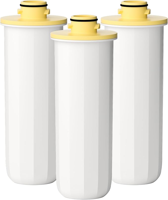 Waterdrop WD-EWFLY Replacement Filters for Waterdrop Electric Dispenser WD-ED11W/WD-ED12W/WD-ED09W/WD-ED21W, Reduce 70+ Contaminants, Soften Water, 3 Packs