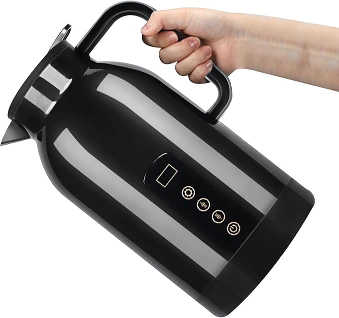 Car Electric Kettle, LED Display 1150ml, Car Water Heater Tea Kettle, for Travel Commuting Family Outing Tea Coffee Milk Instant Noodles