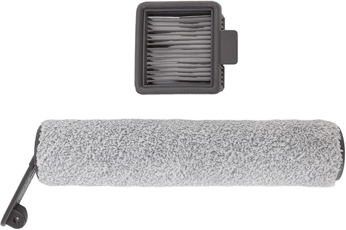 Vacuum Cleaner Brush Roll Replaceable Brush Rollers and Filters Accessory Kit, Floor Machine Brush Roller with Filter Compatible for H12 H12MAX, Floor Scrubber Replacement Parts - AquaVibe