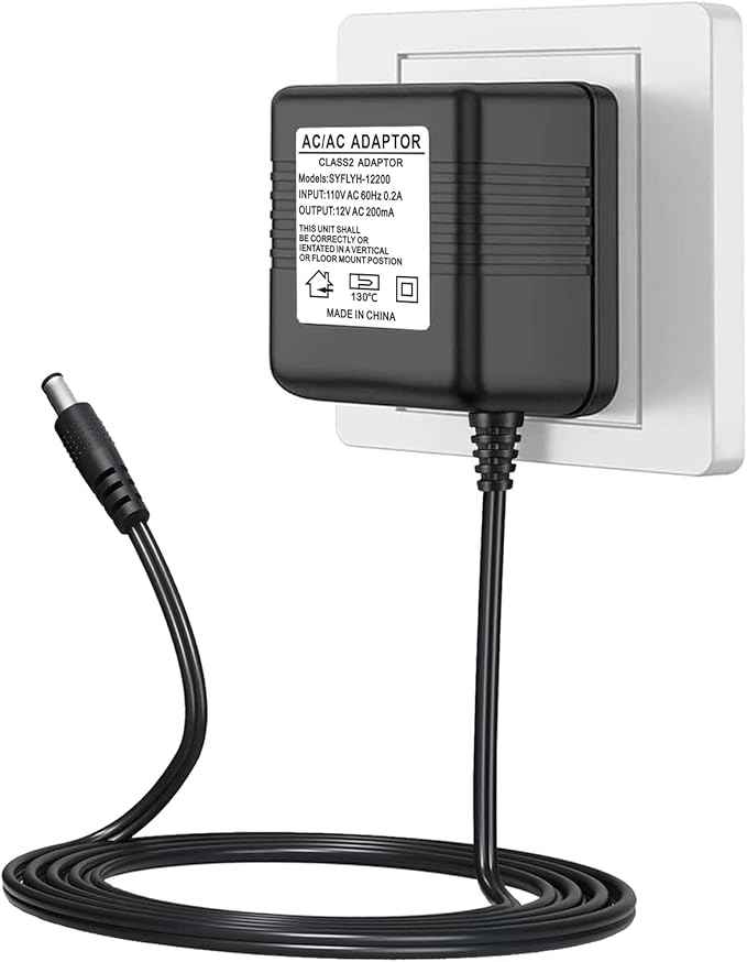 12V Power Adapter for PetSafe Drinkwell 360 Dog Cat Water Fountain Compatible with PetSafe Pump Power Supply（PAC00-13206 ）