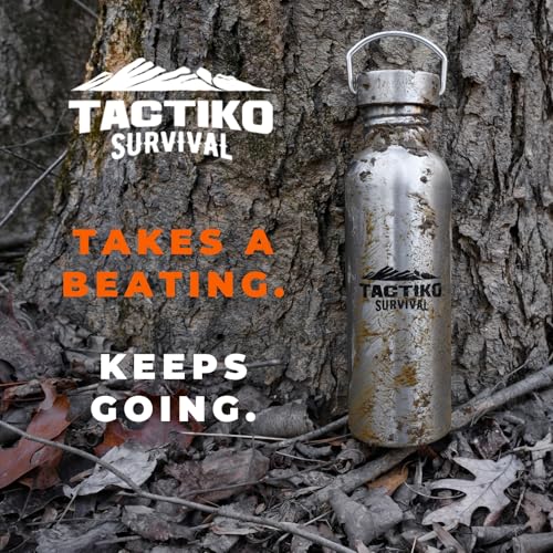 Tactiko Stainless Steel Wide Mouth Water Bottle
