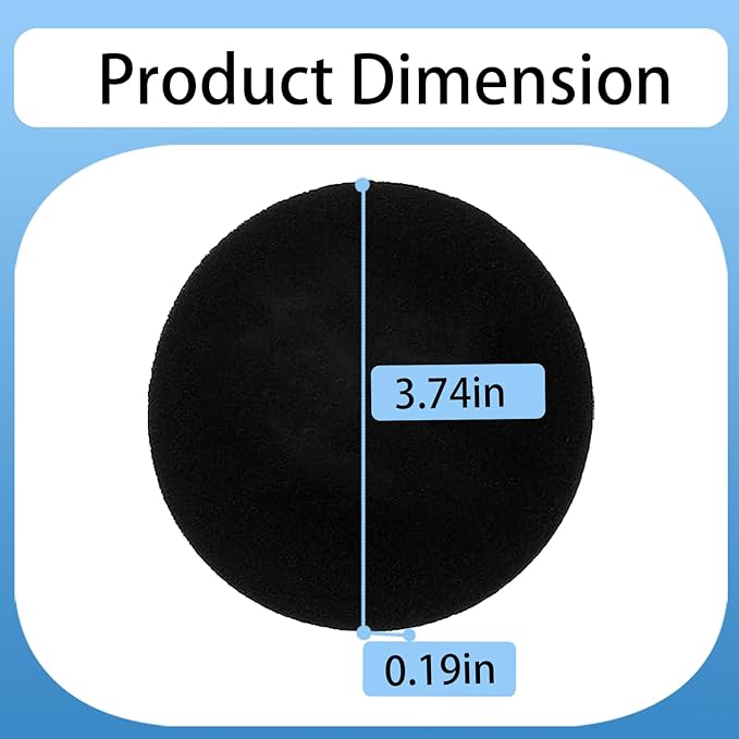 6 Pack Sponge Filter Compatible with Neabot & Neakasa P1 Pro Pet Grooming Kit & Vacuum - AquaVibe