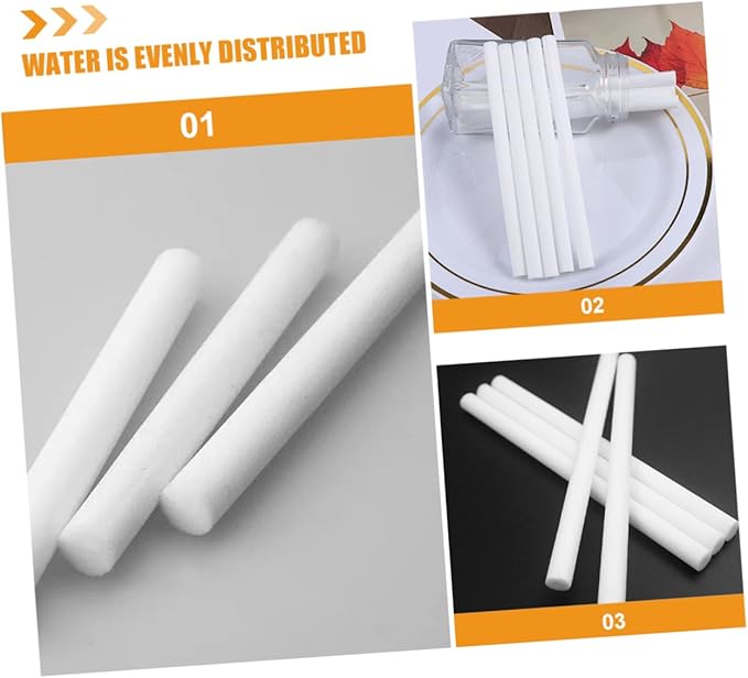 Replacement Aroma Diffuse Sticks 50 Pack Humidifier Filters Aroma Stick Perfume Diffuser Spa Room Accessory - AquaVibe