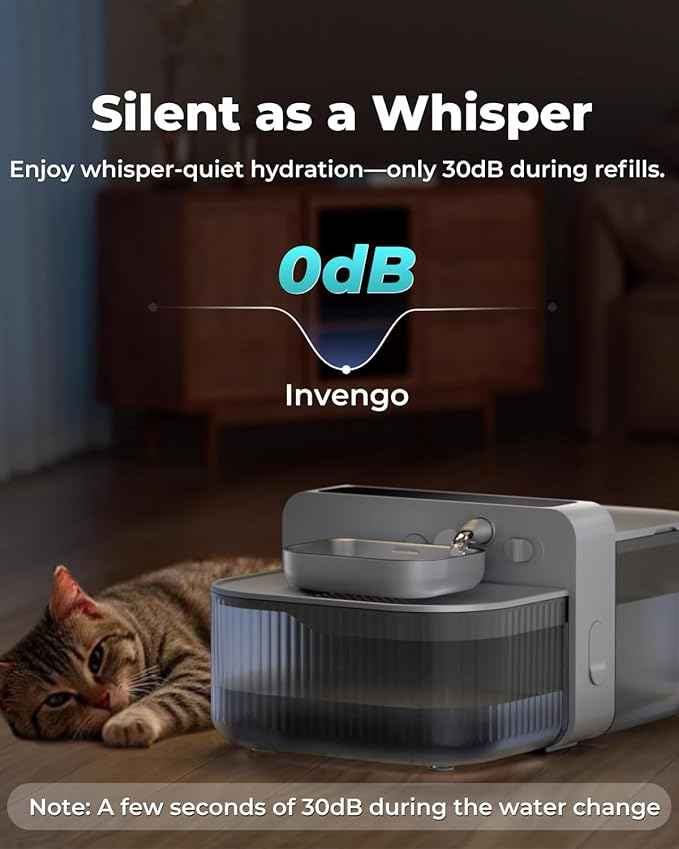 No-Filter Wireless Cat Water Fountain, 3.5L Stainless Steel Pet Fountain for Cats & Dogs – Wastewater Separation, Auto Refill, Ultra-Quiet 3000mAh Battery, Indoor Smart Water Dispenser