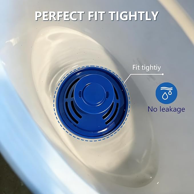 Alkaline Water Filter Replacement for Brita® Filter, Pitchers and Dispensers, Classic 35557, OB03, Mavea® 107007, Replacement for Brita® Pitchers Grand, Lake, Capri, Wave and More (6 Pack)
