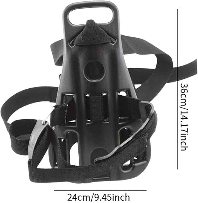 Colaxi Scuba Tank Holder Diving Bracket Portable Anti Skid Single Bottle Support Bracket Backpack for Under Water Sports Accs