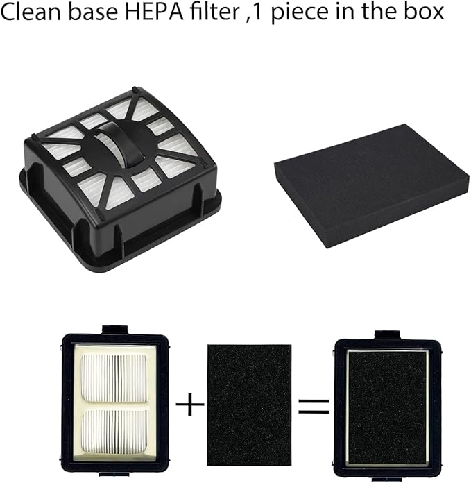 Replacement Parts for Shark AI AV2511AE AV2501S AV2610WA AV2501AE RV2502AE RV2610WA UR2500SR RV2520 AV2510 Accessories Kit :Main Roller Brush/Cover HEPA Filters Foam/Primary Filter Sweep Side Brushes - AquaVibe