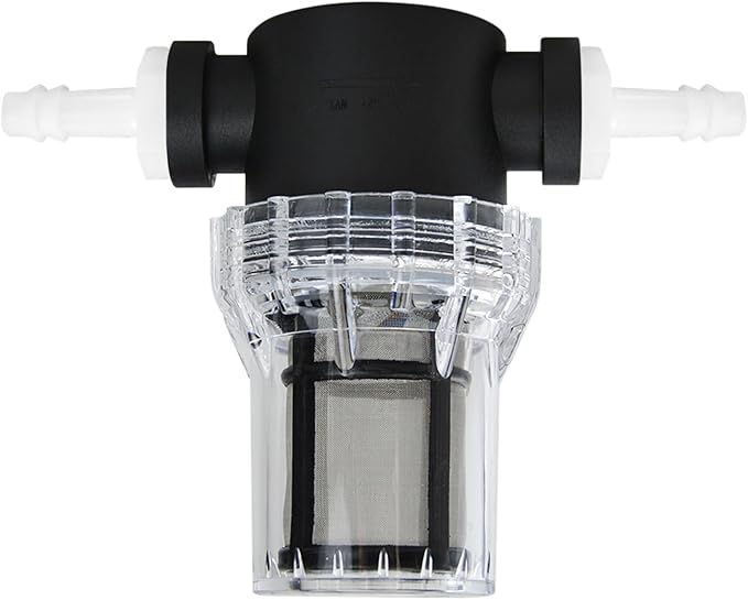 Water Pump Strainer, 1/2" Female NPT in-Line Strainer Beer Filter with 80 mesh Stainless Steel Filter Screen, Garden Hose Sediment Filter for RV Water Tank Pressure Washer Outdoor Hose