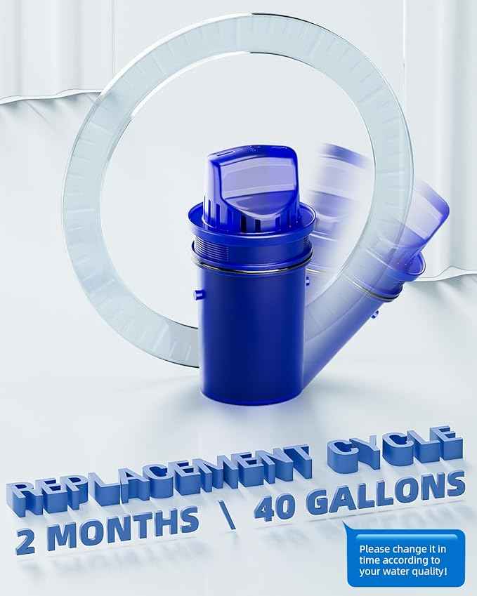 Water Filter Replacement Compatible with All PUR, PUR Plus Water Pitcher and Dispenser PPF951K, CRF950Z, PPF900Z, PPT700W, CR-1100C, Effectively Reducing Lead, Chromium, 4 Pack, By DESENRUIS