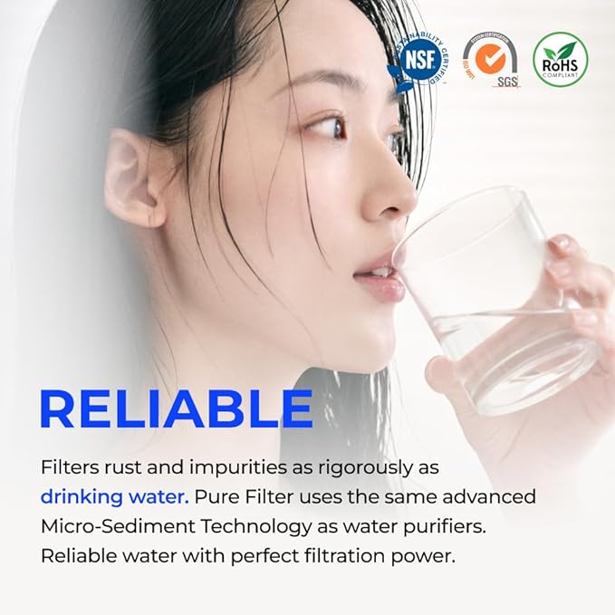 BODYLUV - Puresome Handheld Shower Head (Ver.1), Strong Water Pressure, Water Saving Filter For Bathroom (Handheld Shower Head with Silicon Cover) (Pure White)