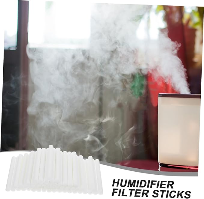 Beaupretty 50pcs Humidifier Cotton Sticks Diffuser Replacement Car Diffuser Sponges Refill Sticks Essential Oil for Humidifier - AquaVibe