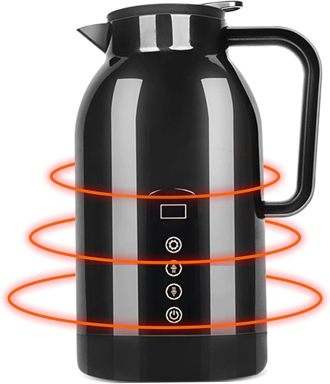 Car Kettle Water Boiler,12V/24V Temperature Display Heater - Car Water Heater Tea Kettle - for Travel Commuting Family Outing Tea Coffee Milk Instant Noodles