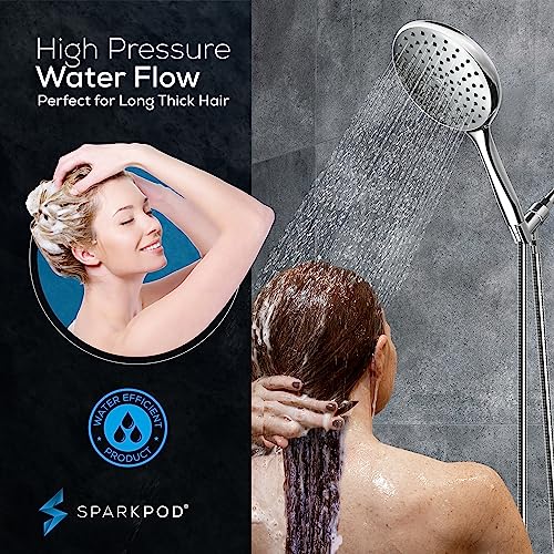 High Pressure Handheld Shower Head with Hose