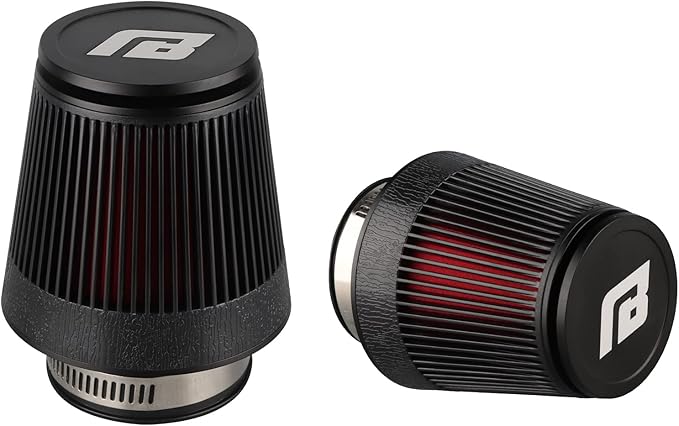 NIBBI Racing CNC 42MM Air Filter Round Tapered,Universal Air Filters for Dirt Bike ATV Quad Go Kart Pit Dirt Bike Parts