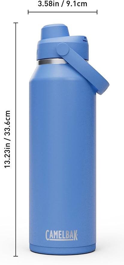 CamelBak Thrive Chug Insulated Stainless Steel Water Bottle Sky Blue, 40oz