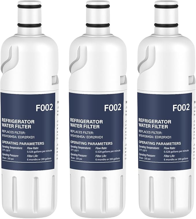 W10413645A EDR2RXD1 Replacement, Compatible with W10413645, P6RFWB2, W10238154, 46-9082, 46-9903, 3 Pack - AquaVibe