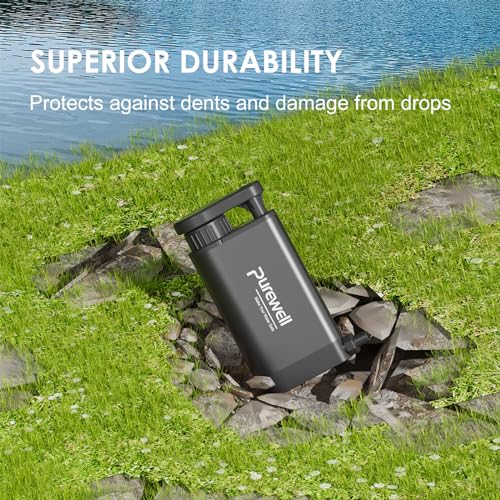Stainless Steel Water Filter Pump with Replaceable Carbon 0.01 Micron Water Filter