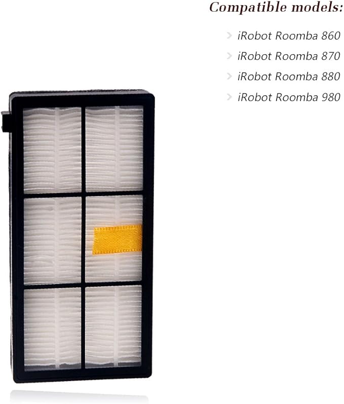 I clean 16pcs Replacement iRobot Roomba Hepa Filter, Parts Fit for Roomba 980 960 880 860 870 890 Robotic Vacuum 800&900 Series, with A Free Cleaning Brush… - AquaVibe