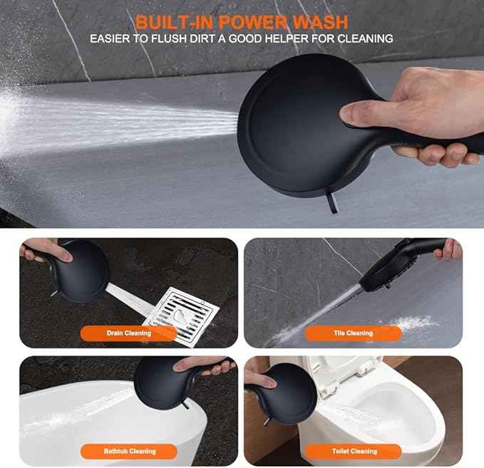Black Large High Pressure Filtered Shower Head with Handheld, 14" Rain ShowerHead and 10 Spray Handheld with Filter, Upgrade Dual Shower for Couples Bathroom Accessories and Hard Water