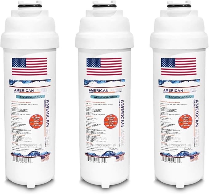 AFC Brand, Water Fountain Filters, Model # AFC-EWH-3000, Compatible with EWF3000 3 - Filters