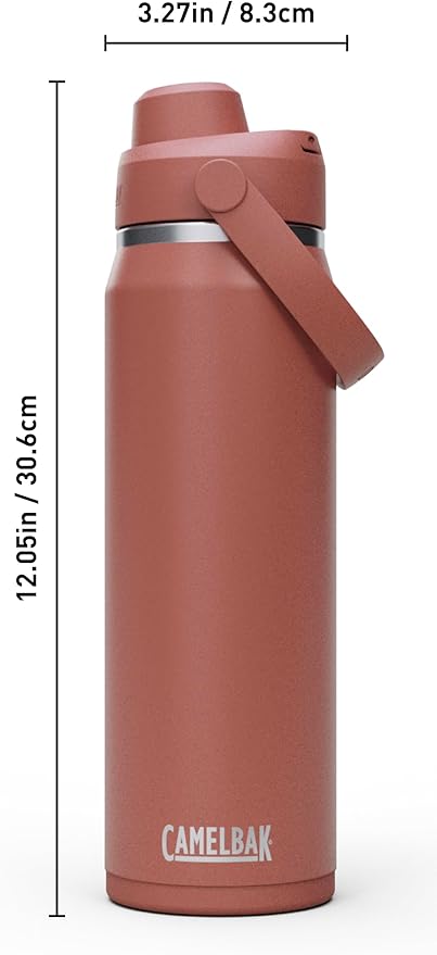 CamelBak Thrive Chug Insulated Stainless Steel Water Bottle Sierra Red, 25oz