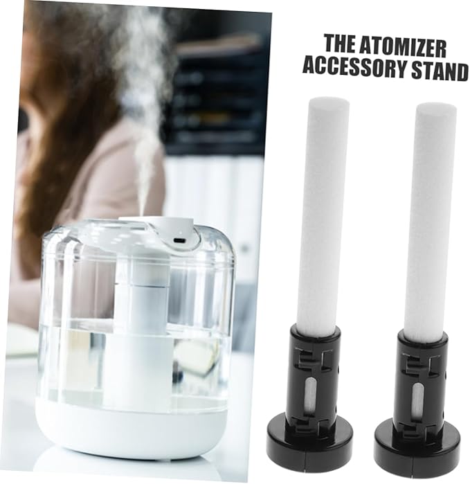 Homoyoyo 4sets Humidifier Cotton Stick Rack Plastic Base for Home Humidifier Replacement Cotton Holder Stand - AquaVibe
