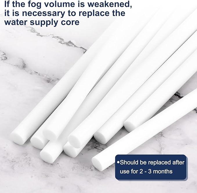 uxcell 48pcs Humidifier Cotton Stick, 7 x 120mm Refill Sticks Filter Replacement Wicks, Humidifier Filter Cotton Refill Travel Mini Humidifier Filters Sticks