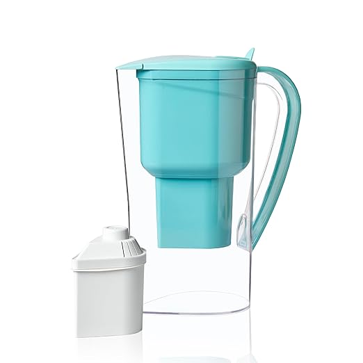 Alkanatur Drops Pitcher - Alkaline High pH 9 + Hydrogenates + Ionizes + Provides Magnesium Removes Chlorine, Metals, Fluorides, Microplastics, and More - Certifeid UNE 149101:2015