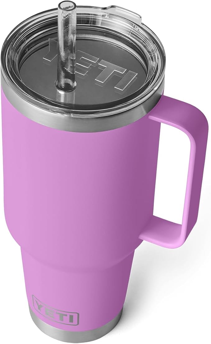 YETI Rambler 42 oz Straw Mug, Vacuum Insulated, Stainless Steel, Desert Bloom