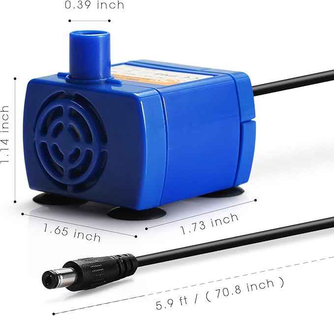 iPettie Pet Water Fountain Pump for iPettie and Hommii Water Fountain | Certificated Super Quiet Waterproof Pump | Pack of 1