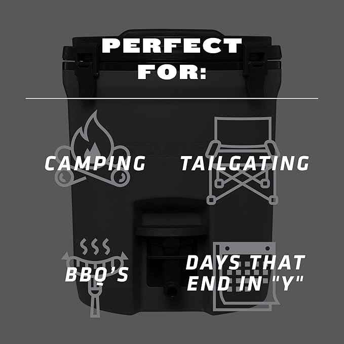Stanley Adventure Fast Flow Water Jug 2 Gallon | Leakproof Ice Water Dispenser | Insulated Beverage Cooler | Easy Pour Spigot and Latched Foam Lid | BPA-Free