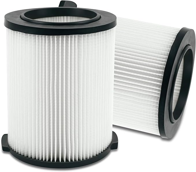 VF4000 Replacement Filter Wet Dry Vacuum Cleaner Compatible with RIDGID Wet Dry 5-20 Gal, 6-9 Gal Husky Vacuum, CRAFTSMAN 17816 Shop Vacuum (2 Pack Filters) - AquaVibe