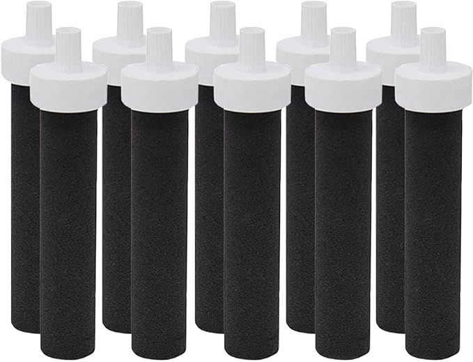 Water Bottle Filter Replacement for Brita BB06 Compatible with Brita Hard Sided and Sport Bottle Filter – BPA Free (10A Packs)