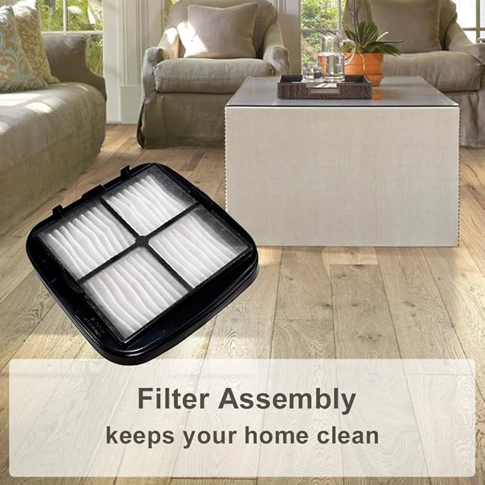 HQRP 2-pack Filter Assembly compatible with Bissell Auto-Mate 35V4, Pet Hair 33A1 27K6, CleanView 47R5 series Hand Vacs, parts 2037416 203-7416 2031432 203-1432 97D5 Replacement - AquaVibe
