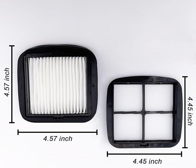 NKA 97D5 Pet Hair Eraser Filter Replacement, Compatible with Bissell Pet Eraser Corded Handheld Vacuum 33A1, 35V4, 47R5 Series, Replace Part #2037416, 2031432 (2 Pack) - AquaVibe