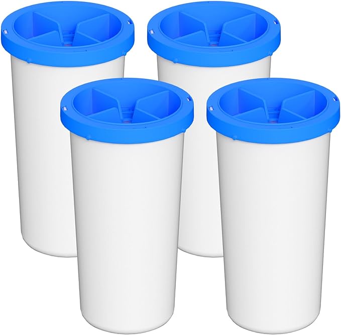 5-Stage Advanced Water Filter Replacement Compatible with New Culligan Zero ZEROF01 Water Filter Pitcher and Dispensers, Pack of 4