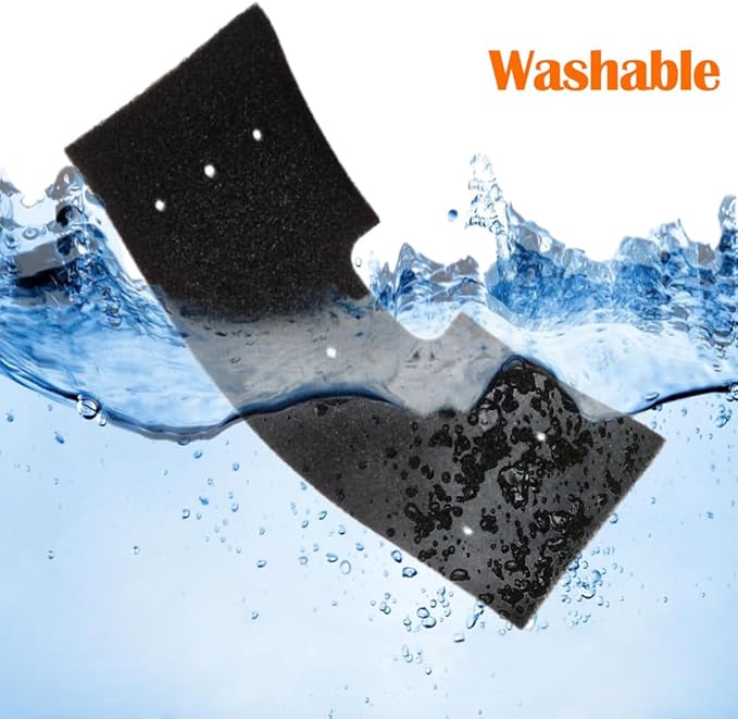 6Pack-WH01X35719 Lint Filter for GE Profile Washer Dryer Combo Hand Washable and Reusable for ge dryer lint filter replacement for Models: PFQ97HSPVDS （Filter cotton only） - AquaVibe