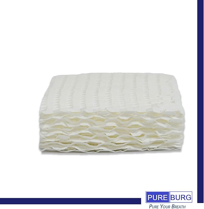 PUREBURG WF813 Humidifier Wick Filters Compatible with Relion WF813 Relion RCM832 RCM832N RCM-832N DH832 DH-832 Duracraft DH-830 Honeywell HC832 Robitusin DH-832 ProCare PCCM-832N AC813,4-Pack
