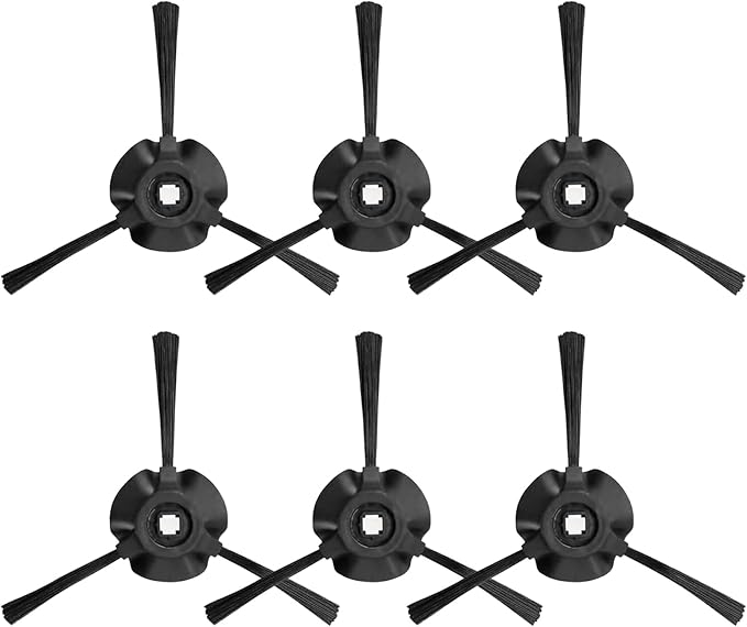 6 Pack Side Brushes for Shark Matrix Robot Vacuum Cleaner RV2310, RV2310AE, AV2310, AV2310AE, RV2300, RV2300S, RV2320S, UR2350AE Replacement Parts - AquaVibe