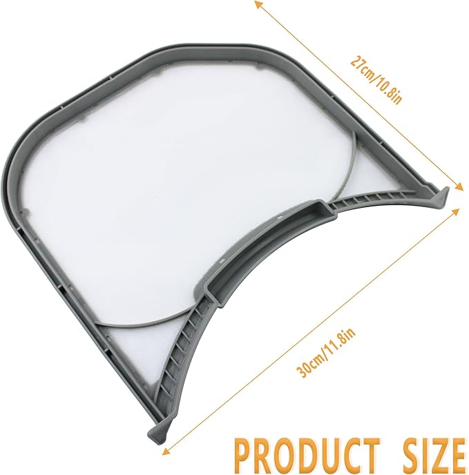 ADQ56656401 Dryer Lint Filter Assembly Fits for LG Clothes Dryer DLE3400W DLE3500W DLEX3250R DLEX3370W Replacement Lint Screen(1 Pcs）